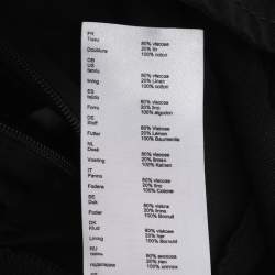 مملوكة مسبقًا Maje Black Viscose Mini Skirt S