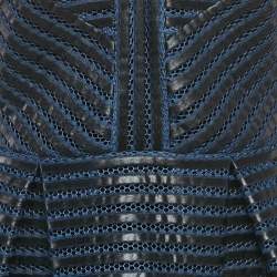 مملوكة مسبقًا فستان ميني شبكة أزرق كحلي من ماج ر وزماونت مقاس كبير