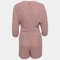 مملوكة مسبقًا جمبسوت ماجي كريب بطبعة زهور حمراء مقاس متوسط