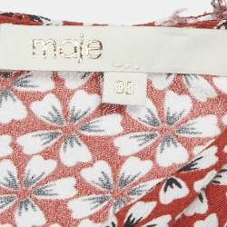 مملوكة مسبقًا جمبسوت ماجي كريب بطبعة زهور حمراء مقاس متوسط