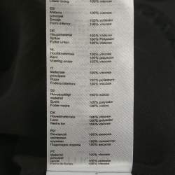 Pre Owned Maje Blak Crepe Cutwork Lace Detail Mini Dress S