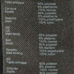 مملوكة مسبقًا Maje طقم توب قصير وسروال بترتر أسود صغير