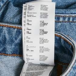 Pre Owned بنطلون جينز ماجي أزرق دنيم مستقيم الساق مقاس صغير 26 بوصة في الخصر