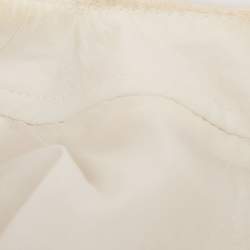 مملوكة مسبقًا فستان ميني تويد كريمي من ماج مقاس صغير