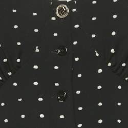 مملوكة مسبقًا جمبسوت ماجي كريب بلمتيس أسود بياقة مقاس صغير