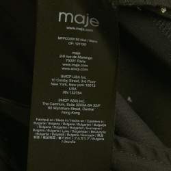 مملوكة مسبقًا جمبسوت ماجي كريب بلمتيس أسود بياقة مقاس صغير