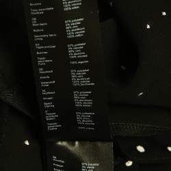 مملوكة مسبقًا جمبسوت ماجي كريب بلمتيس أسود بياقة مقاس صغير