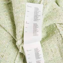 Pre Owned فستان ميني بدون أكمام من تويد أحمر من ماج مقاس صغير