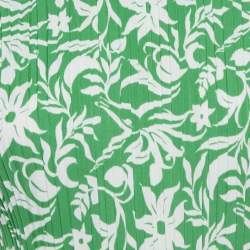 مملوكة مسبقًا فستان ميني كريب بطبعة زهور خضراء من ماج مقاس صغير