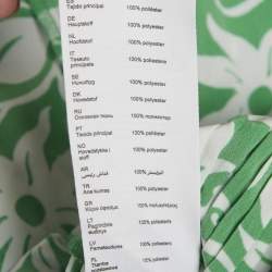 مملوكة مسبقًا فستان ميني كريب بطبعة زهور خضراء من ماج مقاس صغير