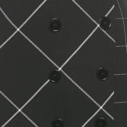 Pre Owned فستان بينافور جولي من جبرنين بنمط النوافذ باللون الأسود ماج مقاس متوسط