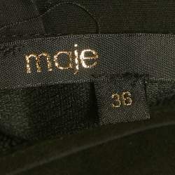 Pre Owned فستان بينافور جولي من جبرنين بنمط النوافذ باللون الأسود ماج مقاس متوسط