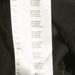 Pre Owned فستان بينافور جولي من جبرنين بنمط النوافذ باللون الأسود ماج مقاس متوسط