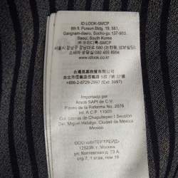 Pre Owned Maje Navy Blue Paisley Print Rachel Maxi Dress M