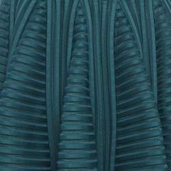 Pre Owned Maje Green Mesh Julien Mini Skirt S