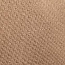 Pre Owned Maje Khaki Brown Rib Knit Wide Trouser M