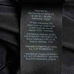 Pre Owned Maje Black Rib Knit and Crepe Flared Midi Dress S