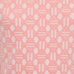 Pre Owned فستان رودينا من الجاكار الوردي المحبوك من ماج بمقاس متوسط