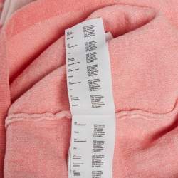 Pre Owned فستان رودينا من الجاكار الوردي المحبوك من ماج بمقاس متوسط