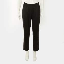 مملوكة مسبقًا Maje Black Wool Blend Pants S