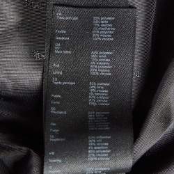 Pre Owned Maje Black Gabardine Double Breasted Blazer S