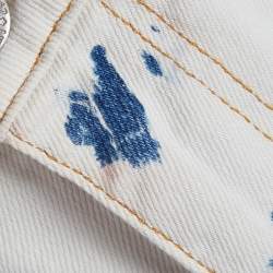 Maje White Denim Raw Edge Detail Jeans S Waist 30''