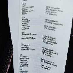 Pre Owned Maje Black/Rose Paisley Print Crepe Asymmetric Midi Dress M