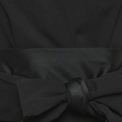 Maje Black Crepe Iko Belt Detail Sleeveless Playsuit S