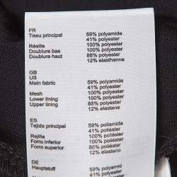 Pre Owned Maje Monochrome Reinatta Knit Flared Mini Dress S