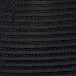 Maje Black Mesh & Jersey Jeunesse Maxi Skirt S