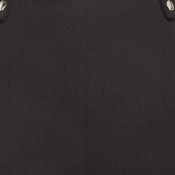 Maje Black Stretch Crepe High Rise Trousers S