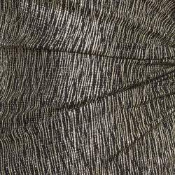 Pre Owned Maje Black/Metallic Lurex Knit Cut-Out Detail Short Dress S