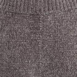 Majorelle Grey Rib Knit Denitza Chenille Shorts L