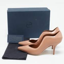 Malone Souliers Beige Leather Penelope Pointed Toe Pumps Size 39