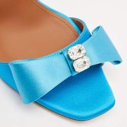 مملوكة مسبقًا حذاء مولز مالون سولييه "إميلي" ساتان أزرق مقاس 38