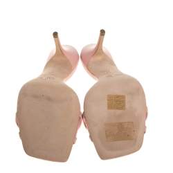 Pre Owned صندل سلايد مالون سولييه برلا بي في سي وجلد أزرق مقاس 39