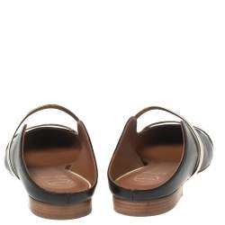 Pre Owned حذاء مول مالون سولييه ماورين جلد أسود مقاس 38