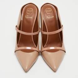 Malone Souliers Beige Leather Maureen Mules Size 38