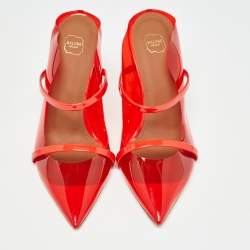 Pre Owned Malone Souliers Red PVC Maureen Pumps Size 38