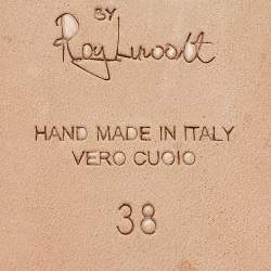 Pre Owned Malone Souliers Black Woven Satin and Leather Maureen Flat Mules Size 38