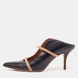 Pre Owned Malone Souliers Black Leather Maureen Pumps Size 41