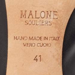 Pre Owned Malone Souliers Black Leather Maureen Pumps Size 41