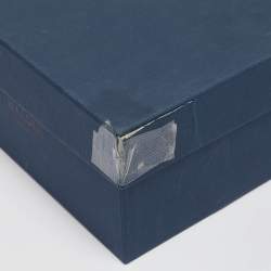 Pre Owned Malone Souliers White Leather Musa Lace Up Sneakers Size 40.5