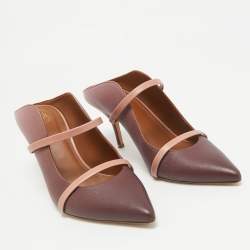 Pre Owned Malone Souliers Beige Leather Maureen Pumps Size 38.5