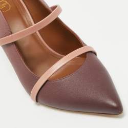 Pre Owned Malone Souliers Beige Leather Maureen Pumps Size 38.5