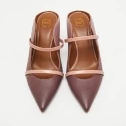 Pre Owned Malone Souliers Beige Leather Maureen Pumps Size 38.5