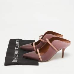 Pre Owned Malone Souliers Beige Leather Maureen Pumps Size 38.5