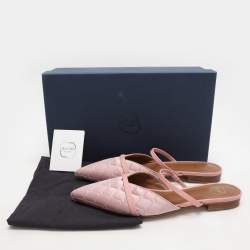 Malone Souliers Beige Leather and Satin Frankie Mules Size 38.5