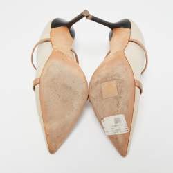 Pre Owned حذاء سلايد مالون سولييه مورين جلد وردي مقاس 38.5