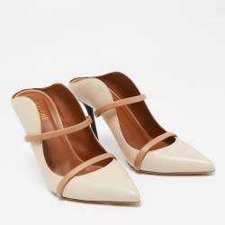 Pre Owned حذاء سلايد مالون سولييه مورين جلد وردي مقاس 38.5